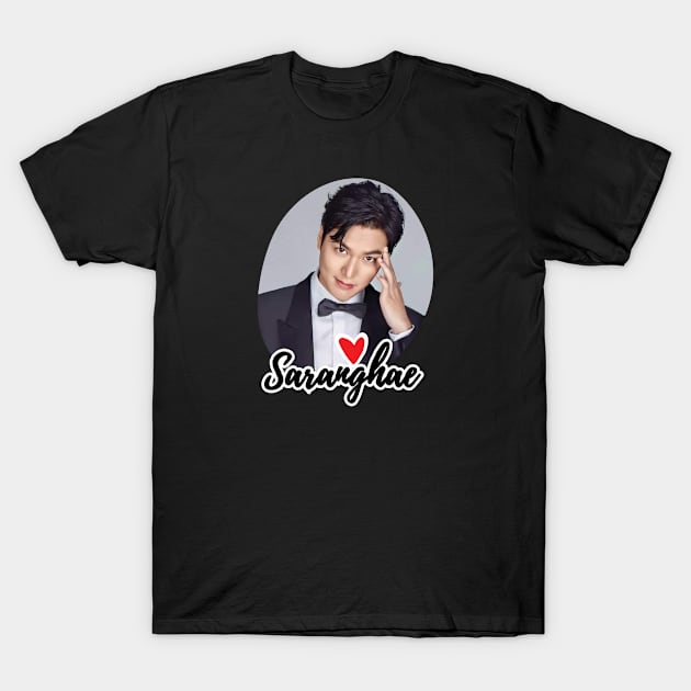 Lee Min-ho 이민호 saranghae korean actor T-Shirt by Bellarulox